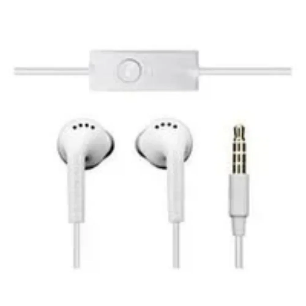 Lot #9 of 5 Samsung 3.5mm Stereo Handsfree Headset - White***